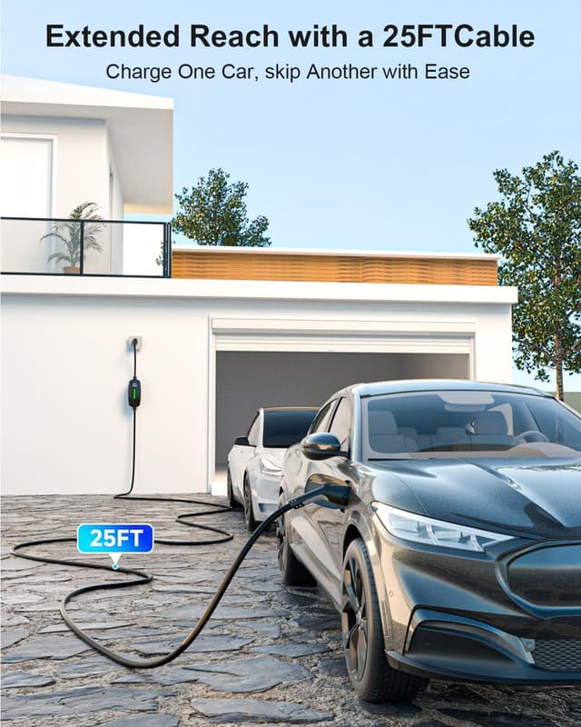 Thumbnail 4 de EVDANCE Level 1&2 EV Charger 25FT Cable