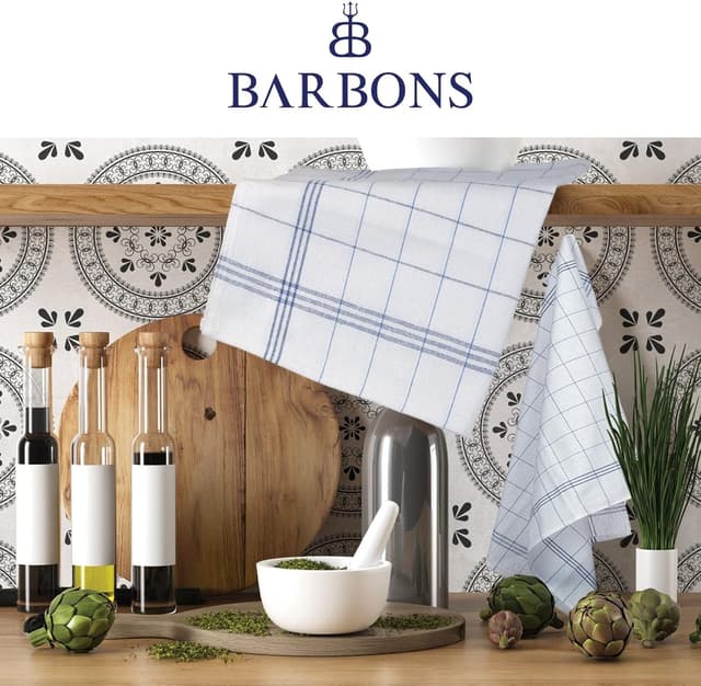 Detalle 2 de BARBONS Geschirrtücher 10er Set 50x70 cm