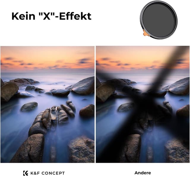 Detalle 2 de K&F CONCEPT Nano-X ND Filter 49 mm ND2-32