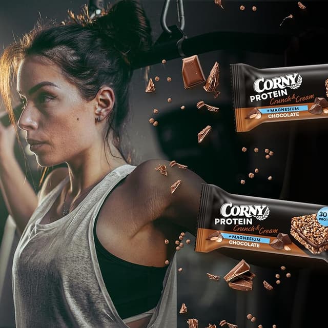 Thumbnail 4 de Corny Crunch and Cream Barritas Proteicas con Colágeno 🍫 (24x35g)