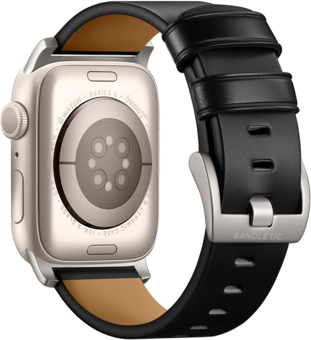 Detalle de Bandletic Leather Strap 150–205mm for Apple Watch