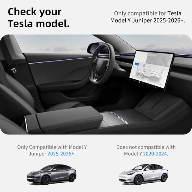 Thumbnail 1 de CYBERBEANS Revestimiento de carga TPE para Tesla Model Y Juniper 2025