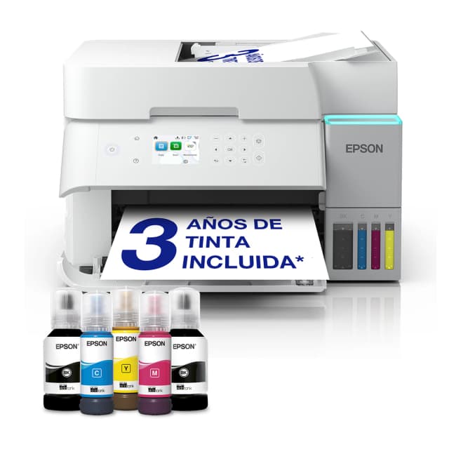 Detalle de Epson ET-3956 Impresora multifunción EcoTank con ADF y Wi‑Fi