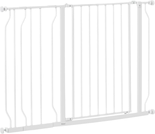 Imagen de PawHut Barrera Extensible 75-115 cm para Perros en OfertitasTOP