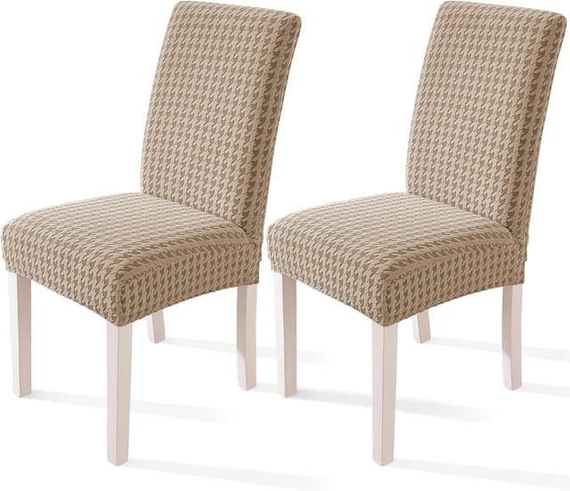 Detalle de Housse de chaise YSTELLAA kaki extensible