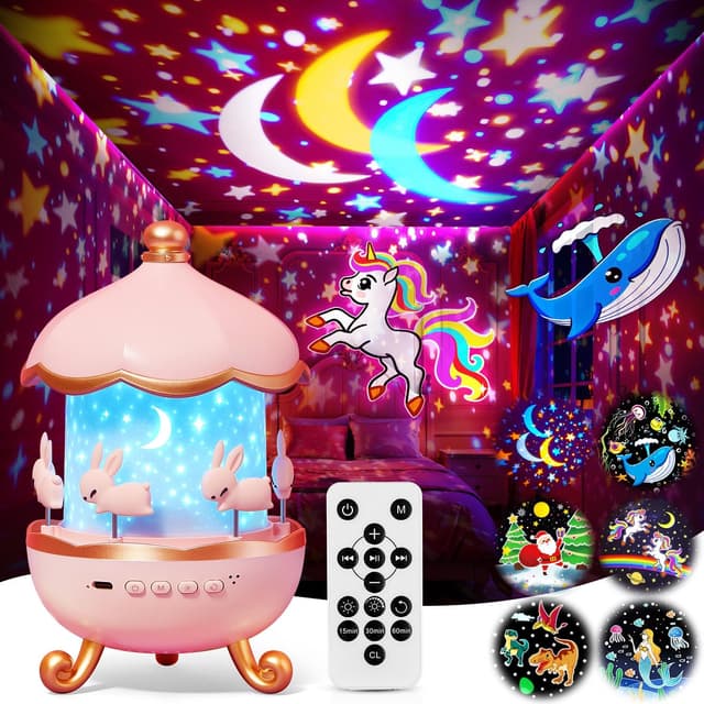 Imagen de One Fire Night Light 1200mAh rechargeable kids projector en OfertitasTOP