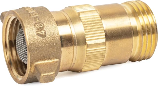 Detalle de Hourleey Brass RV Water Pressure Regulator (40–50 PSI) with Filter Screen