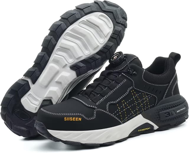 Detalle de Arbeitsschuhe Herren Stahlkappe Sicherheitsschuhe