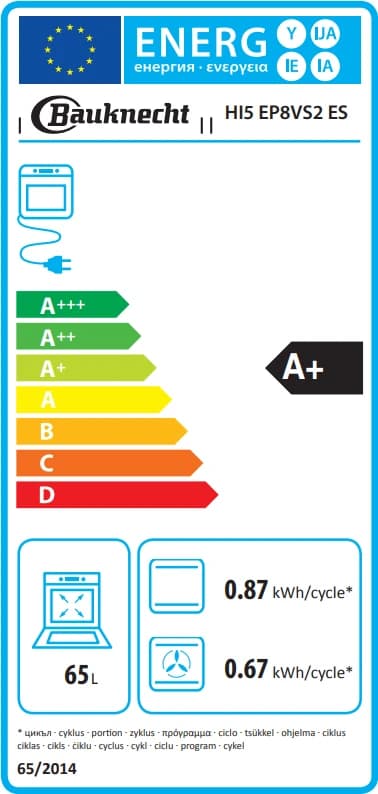 Thumbnail 7 de Bauknecht HI5 EP8VS2 ES + Bauknecht CHR 9642 IN