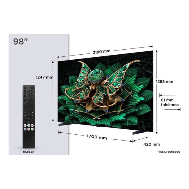 Detalle 2 de tcl-corporation 98C7K 98" UltraHD 4K