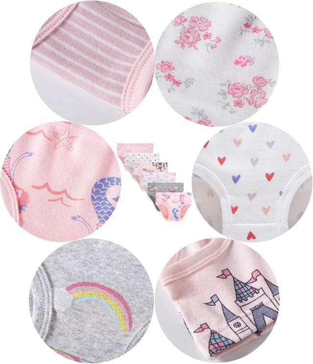 Detalle 2 de Family Feeling Little Girl Underwear 6-Pack 100% Cotton