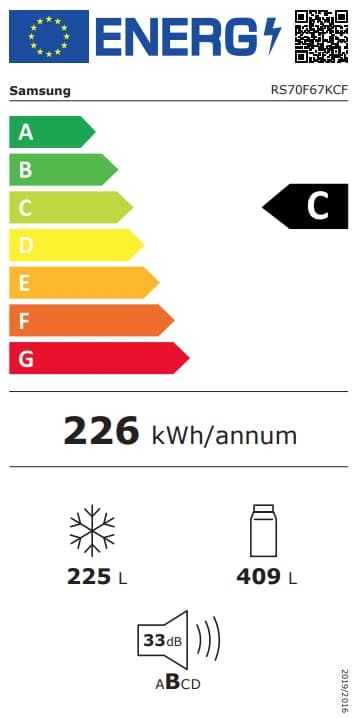 Thumbnail 2 de Samsung RS70F67KCFEF Side-by-Side Kühlschrank