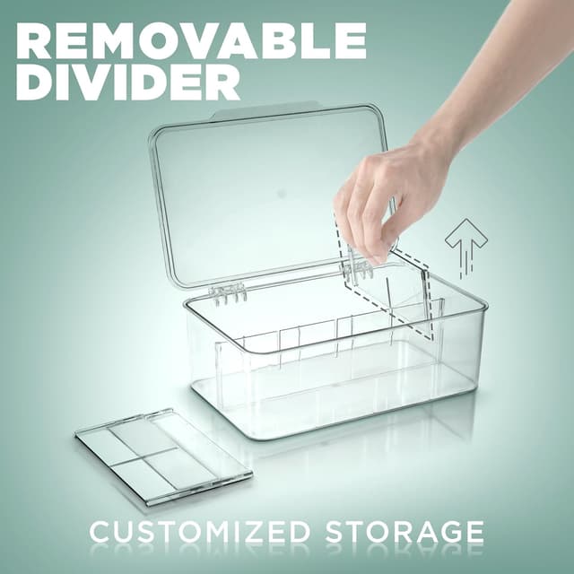 Detalle 2 de KICHLY Caja Acrílica para Té, Café y Especias