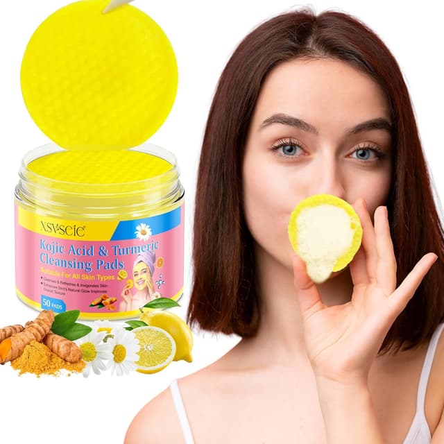 Detalle de Turmeric Kojic Acid Pads de curcuma