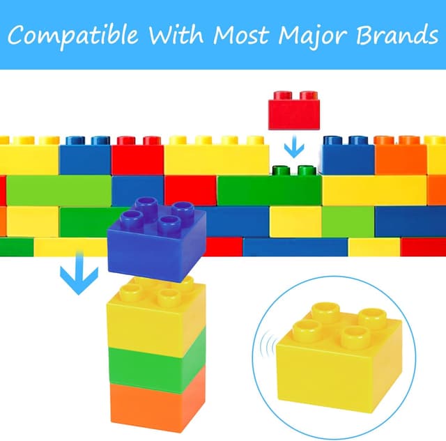 Detalle de Große Bausteine 108 Teile für Duplo