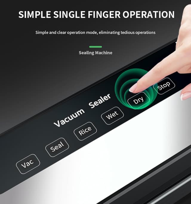 Detalle 1 de Hilifix vacuum sealer machine 65 KPa