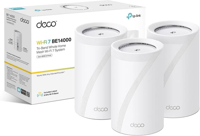 Detalle de TP-Link Deco BE68 BE14000 Mesh Router 14 Gbps