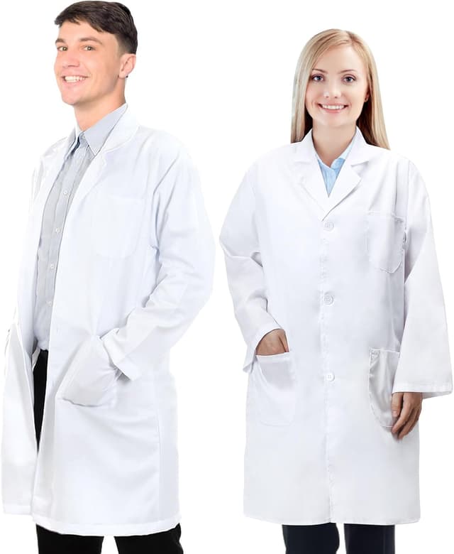Imagen de Snwquik Lab Coat Unisex 3 Pockets 🥼 en OfertitasTOP