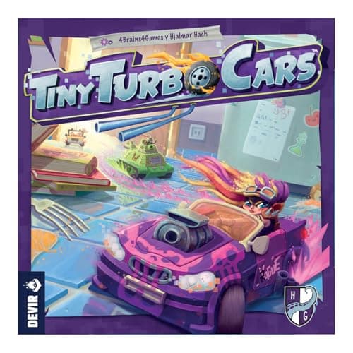Detalle 1 de Devir Tiny Turbo Cars Juego de Carreras 🎲