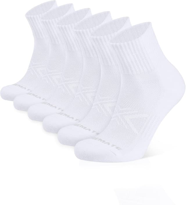 Thumbnail 6 de CLOSEMATE Chaussettes de sport (socquettes) coton respirant antidérapantes 6 paires