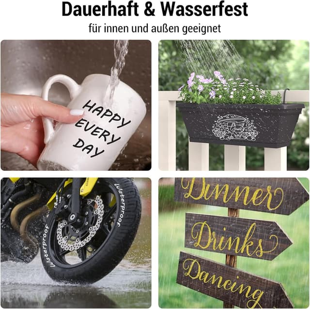 Thumbnail 3 de ANYUKE 4 Permanent Marker wasserfest