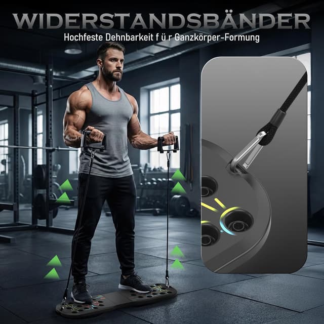 Thumbnail 5 de Faltbare Liegestützgriffe Push Up Bars