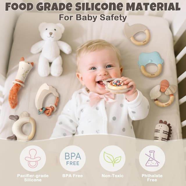 Thumbnail 4 de Baby Rattles & Teethers 10-Pack