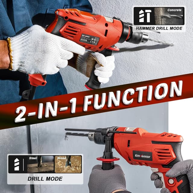 Detalle 2 de Enventor Hammer Drill 900W 13mm Chuck