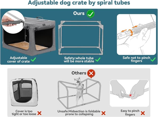 Detalle 1 de Petsfit Hundebox faltbar für Auto