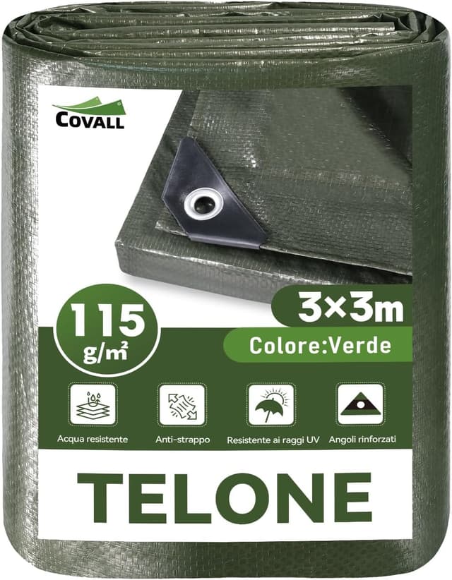 Thumbnail 6 de COVALL Telone 3x4 m 110 g/m² nero