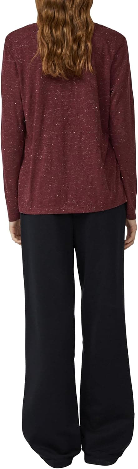 Detalle 2 de s.Oliver Damen T-Shirt Langarm V-Neck