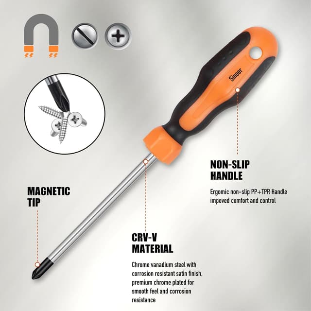 Thumbnail 1 de Jeu de tournevis magnétiques 13 pièces 1PC magnétiseur