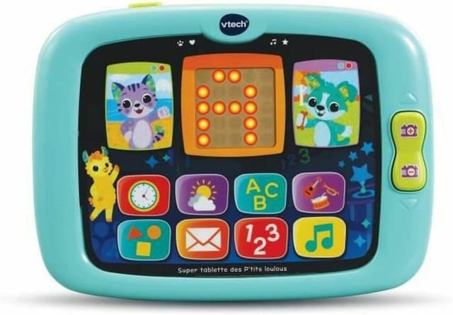 Detalle de VTech Super Tablette des P’ tits Loulous : première tablette enfant tactile (1 à 3 ans) version FR