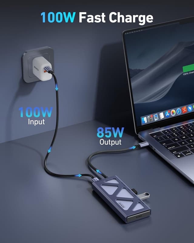 Thumbnail 6 de BENFEI Hub USB C 6 in 1 100 W