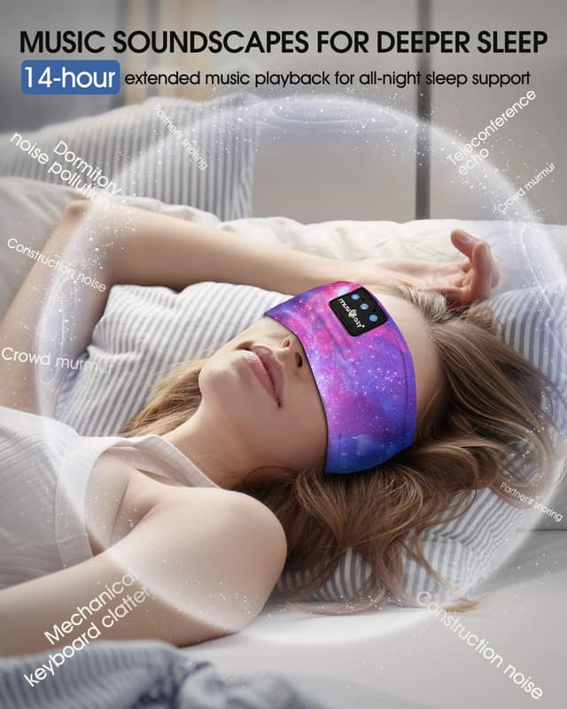 Thumbnail 5 de Musicozy Schlafkopfhörer Bluetooth 5.4 für Seitenschläfer