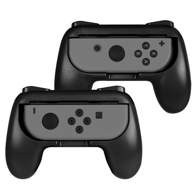 Detalle de FINTIE Grip-Kit für Joy-Con (kompatibel mit Switch/Switch OLED) – 2 Stück, ergonomische Griffe in Schwarz