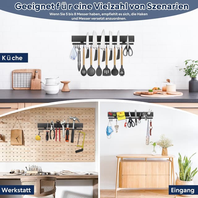 Thumbnail 6 de Dmore Barra magnética para cuchillos 50 cm