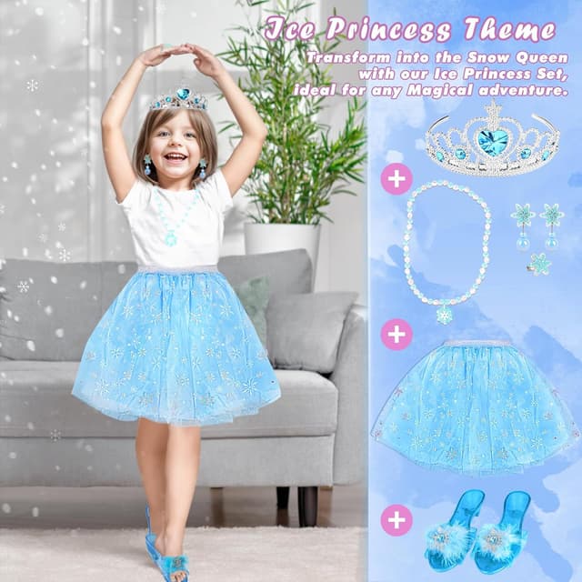 Thumbnail 3 de Dreamon Princess Dress Up Shoes 3 Set for Girls 3-6