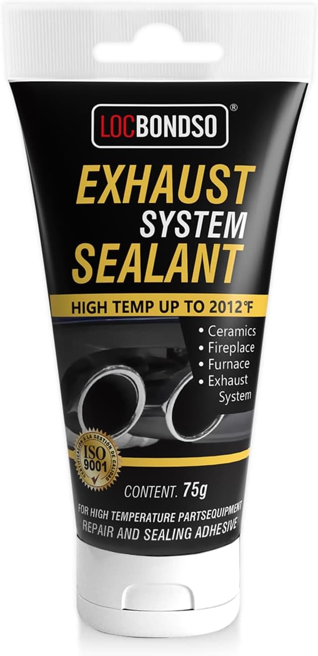 Detalle de LOCBONDSO pâte d’échappement 1100°C (75 g) – colmater trous, fissures et points de rouille