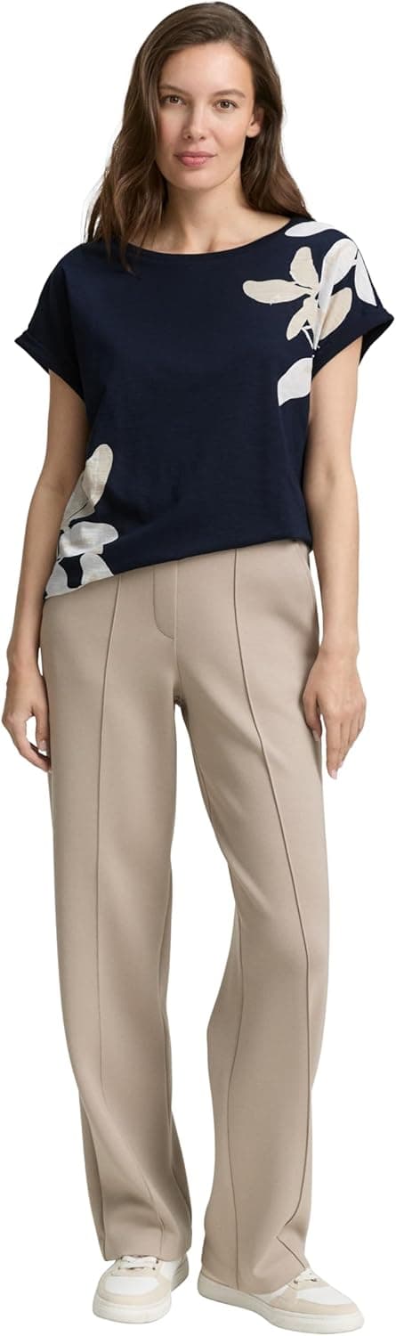 Detalle de Tom Tailor 1048011 T-Shirt da donna a maniche corte