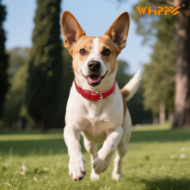 Thumbnail 1 de WHIPPY Leather Dog Collar 18.9in