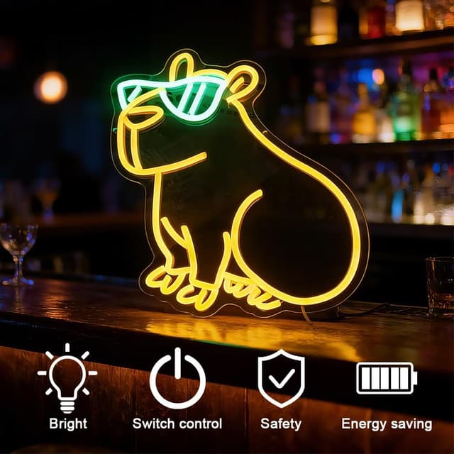 Thumbnail 5 de DAJASD Bar Neon Schild mit USB