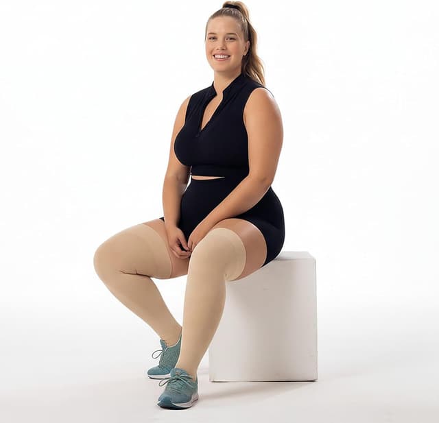 Thumbnail 5 de PUTUO Medias de Compresión Muslo 20–30 mmHg talla grande