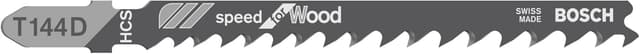 Detalle de Bosch lot de 25 lames de scie sauteuse T 144 D Speed for Wood pour bois (100 mm) – pour bois résineux et panneaux