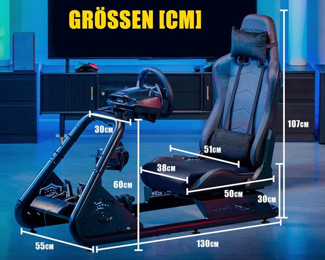 Detalle 2 de GTPLAYER Simulator Cockpit für SIM Racing