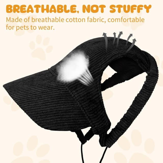 Thumbnail 3 de OFFCUP Gorra de béisbol para perros S negra