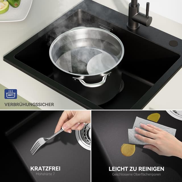 Thumbnail 5 de Sofetiy Küchenspüle 50×45 cm 🚰