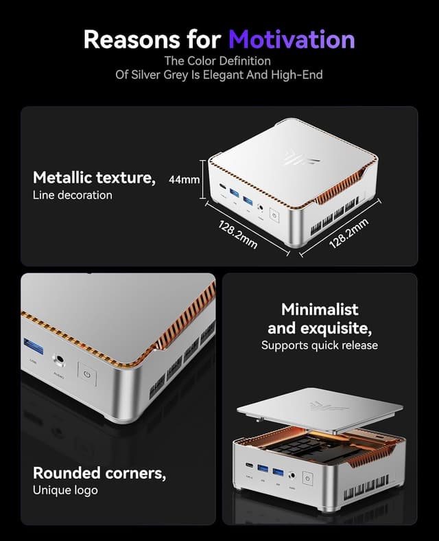 Thumbnail 4 de KAMRUI Hyper H2 Mini PC with 32GB RAM ⚙