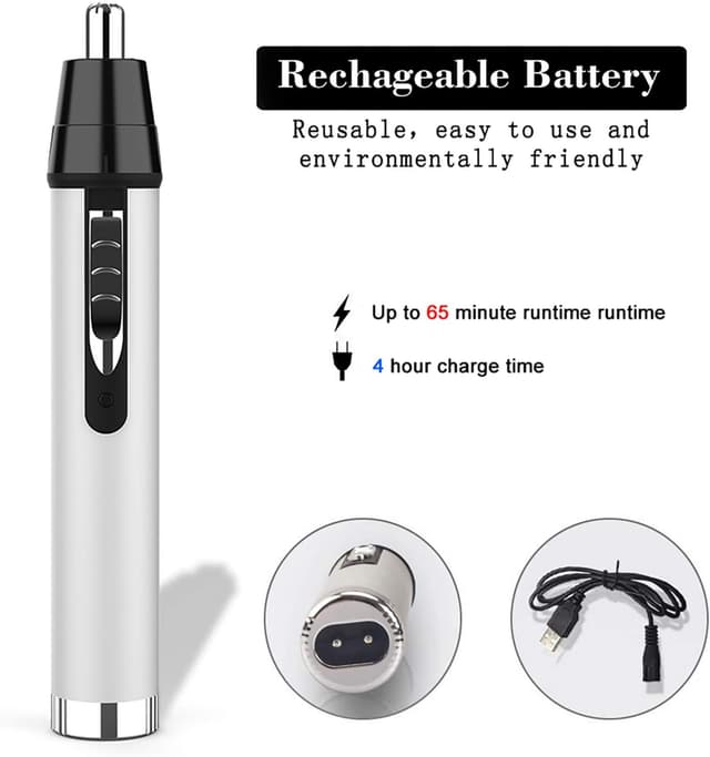 Thumbnail 2 de Cortapelos nariz y oreja 4 en 1 recargable USB