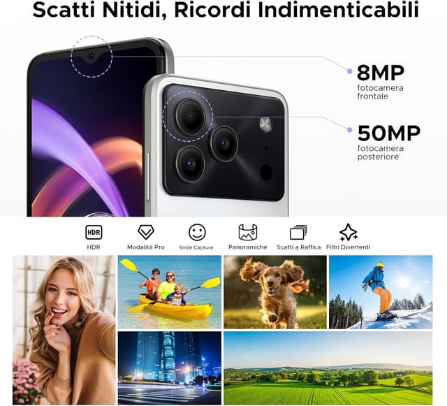 Thumbnail 3 de DOOGEE Note 56 Plus 48GB RAM 256GB ROM Argento